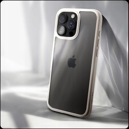 Spigen Etui Ultra Hybrid Do Apple Iphone 16 Pro Max Przezroczysto-Beżowy - zdjęcie 4
