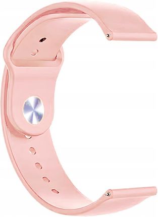 Atrax Silikonowy Pasek Do Zegarka Smartwatch 22Mm Uniwersalny Różowy - zdjęcie 4