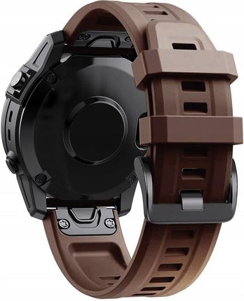 TechBand Tech Band Brązowy Pasek Garmin Fenix 6X Sapphire Szerokość 26Mm