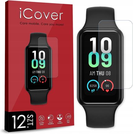 Icover 12Szt Szkło Hybrydowe Szkiełko Ochronne Smartwatch Do Amazfit Band 7