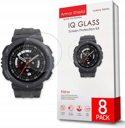 Armorshield Megapack 8W1 Pancerne Szkło Szybka Szkiełko Do Amazfit Active Edge 47Mm