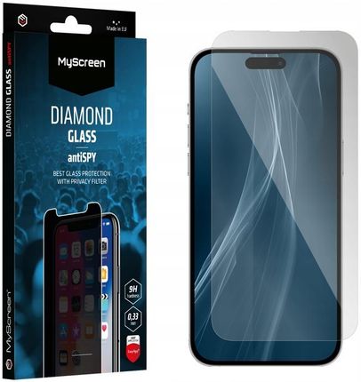 Myscreen Szkło Hartowane Z Filtrem Prywatności Do Iphone 16 Pro Max Diamond