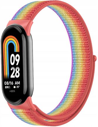 Apgo Pasek Opaska Bransoleta Nylon Sport Wielokolorowa Do Xiaomi Mi Band 9