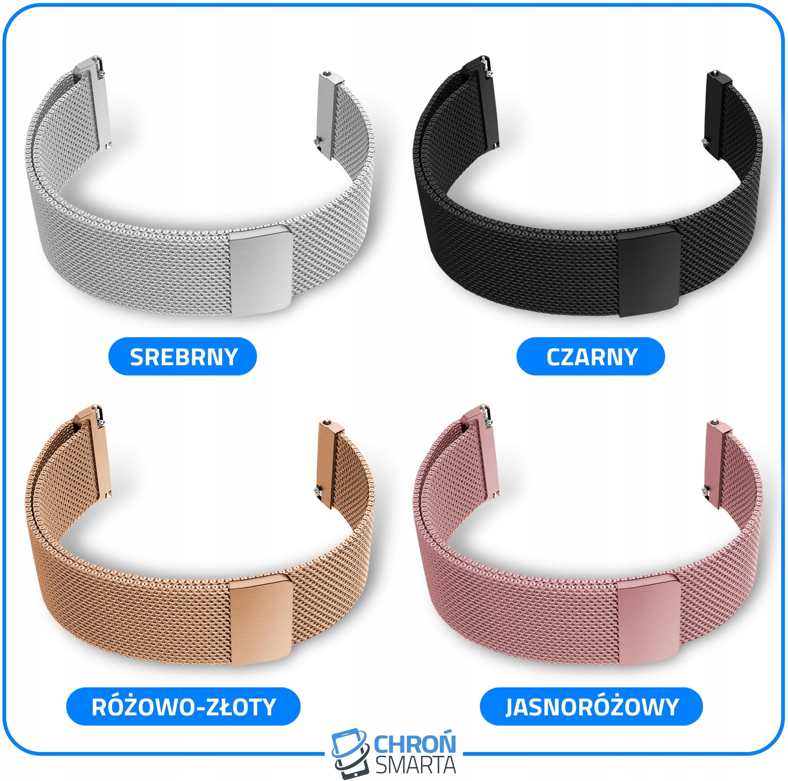 Chronsmarta Pasek Do Samsung Galaxy Watch 7 40Mm Smartwatch Różowozłota