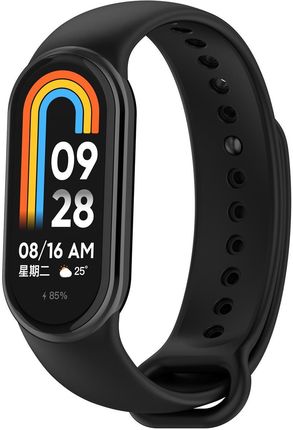 Bizon Silikonowy Pasek Strap Watch Silicone Do Xiaomi Smart Band 9 Nfc 8 Czarny