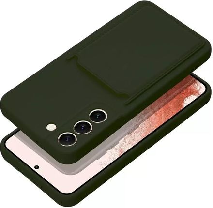 4Kom Pl Forcell Samsung Galaxy A53 5G Silikonowe Etui Na Kartę Ciemnozielony - zdjęcie 2