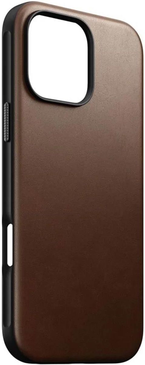 Nomad Modern Leather case brown - iPhone 16 Pro Max - Etui
