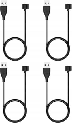 Kbr Games Zestaw 4X Kabel Usb Ładowarka Do Opaski Xiaomi Mi Band 5 6 7 Magnes 100Cm