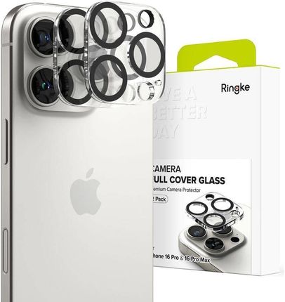 Ringke Nakładka Na Obiektyw Camera Protector Do Apple Iphone 16 Pro/16 Pro Max Przezroczysty (2 Szt.)