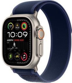 Apple Watch Ultra 2 GPS + Cellular Koperta z tytanu 49mm opaska Trail niebieska Rozmiar S/M (MX4J3WBA)