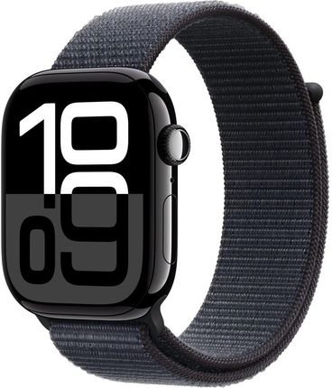 Apple Watch Series 10 GPS + Cellular koperta 42mm aluminium onyks opaska sportowa atramentowa (MWX83ETA)