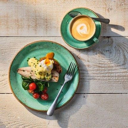 FILIŻANKA DO ESPRESSO CRAFT AQUA 85 ml SELEDYNOWA PORCELANA STEELITE - zdjęcie 2