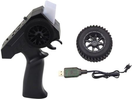 Lean Toys Auto Terenowe Zdalnie Sterowane Rc 2.4G Napęd 4X4 Czarny - zdjęcie 3