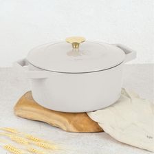 Zdjęcie Garnek żeliwny 4,35L z pokrywką 24cm BerlingerHaus Sahara BH-6528 - Bełchatów