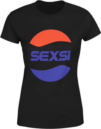 Seksi Sexi Pepsi Damska koszulka (XL, Czarny)