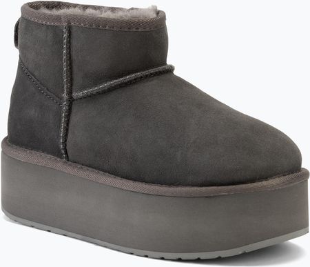 Śniegowce damskie EMU Australia Stinger Micro Flatform charcoal | WYSYŁKA W 24H | 30 DNI NA ZWROT Zima 2024