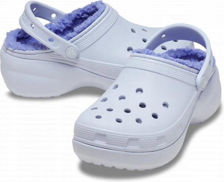 Damskie Ocieplane Buty Platforma Crocs Classic Lined 207938 Clog 38-39