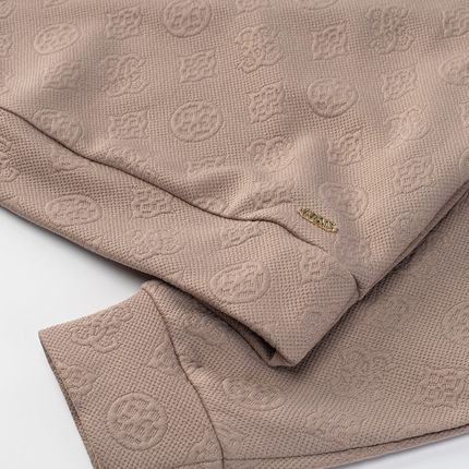 Damska Bluza Guess Peony Logo Hoodie Sweatshirt V4Bq02Kchr2