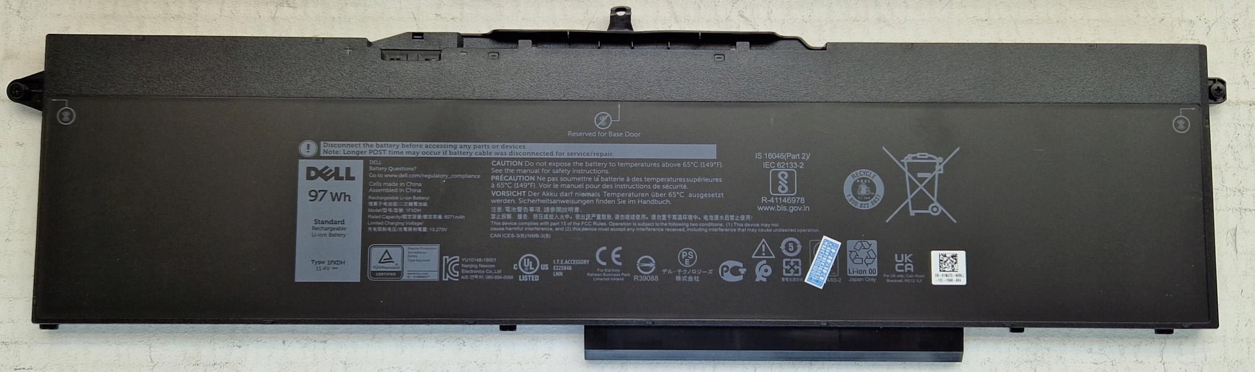 Batería Antiee Para Portátil Dell Precision M, 97 Wh, 1fxdh, | Cuotas sin interés