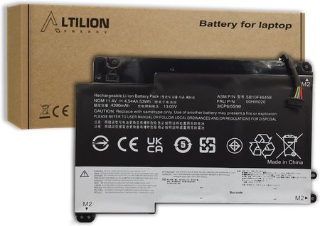 Altilion Energy 00HW020 00HW021 do Lenovo ThinkPad Yoga P40 Yoga 460 (ALT031LE)