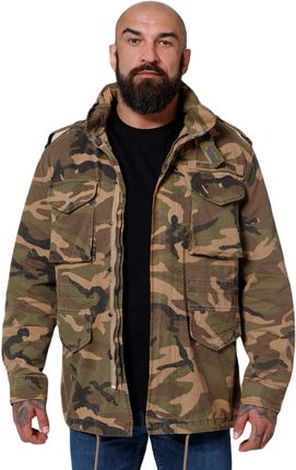 Kurtka Pit Bull M65 Military Jacket '24 - Woodland Camo 3XL - zdjęcie 2