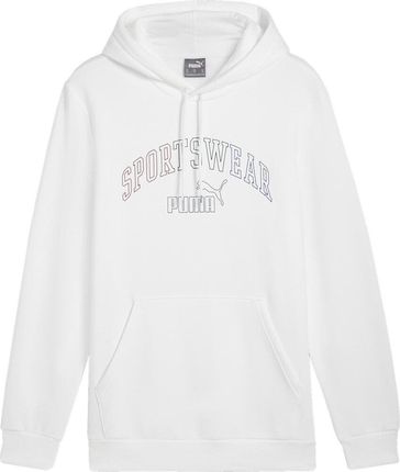 Bluza męska Puma Ess Logo LAB Gradient Hoodie FL biała 681775 02