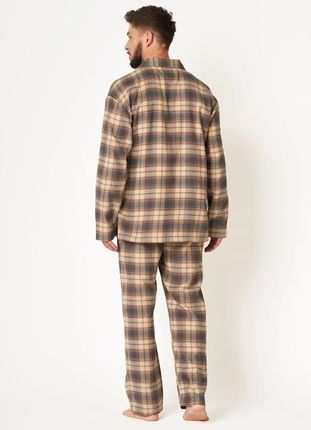 PIŻAMA KEY MNS-402 B24 3XL-4XL (kolor beż, rozmiar 4XL)