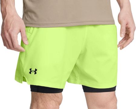 Szorty Under Armour UA Vanish Woven 2in1 Sts-GRN 1373764-304 Rozmiar 3XL