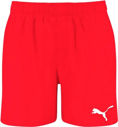 Kąpielówki męskie Puma BERMUDY SWIM MID czerwone 93508802