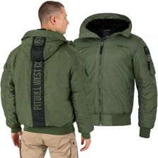 Zdjęcie Kurtka zimowa z kapturem Pit Bull Beejay II '23 - Oliwkowa L - Człopa