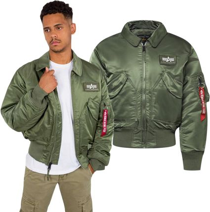 Kurtka Alpha Industries CWU-45 100102 01 Zielona 3XL