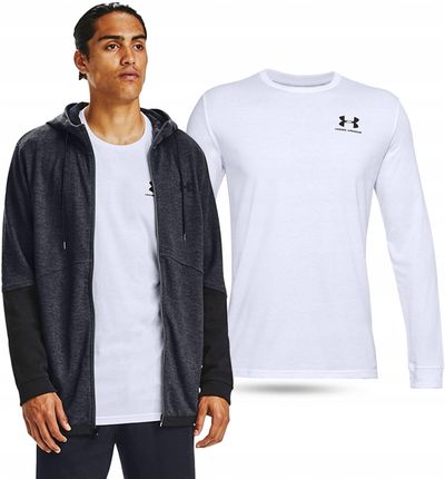 Koszulka Under Armour Longsleeve Długi Rękaw Przewiewna Bawełna 1329585-100