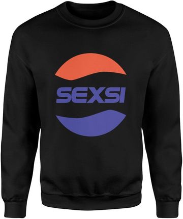 Seksi Sexi Pepsi Męska bluza (S, Czarny)