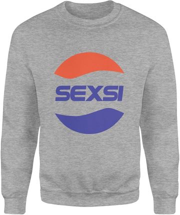 Seksi Sexi Pepsi Męska bluza (S, Szary)