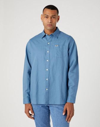 WRANGLER 1 PKT SHIRT MĘSKA KOSZULA JEANSOWA JEANS DŻINS CAPTAINS W5D6LO84Z