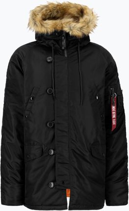 Kurtka męska Alpha Industries N-3B VF black | WYSYŁKA W 24H | 30 DNI NA ZWROT Zima 2024