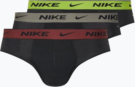 Slipy męskie Nike Everyday Cotton Stretch Brief 3 pary cyber black/heather grey/dark pony | WYSYŁKA W 24H | 30 DNI NA ZWROT Zima 2024