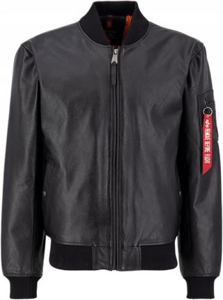 Kurtka Alpha Industries MA-1 Leather Lf 138121 03 Czarna XL