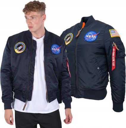 Kurtka Alpha Industries MA-1 Vf Nasa 166107 07 Granatowa 3XL