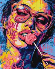 Zdjęcie Ideyka Malowanie Po Numerac Dziewczyna Z Cukierkiem - Drobin