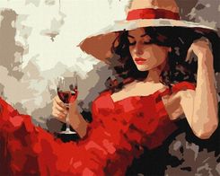 Zdjęcie Ideyka Malowanie Po Numerach Dziewczyna W Kapeluszu - Człuchów