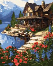 Zdjęcie Ideyka Malowanie Po Numerach Domek Nad Morzem 40X50Cm - Ostrów Lubelski