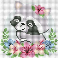 Zdjęcie Ideyka Diamentowa Mozaika Bez Ramy Kwiatowy Szop Kids - Pajęczno