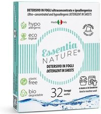 Zdjęcie ESSENTIA NATURE Listki do prania ekologiczne na 32 prania - Lipno