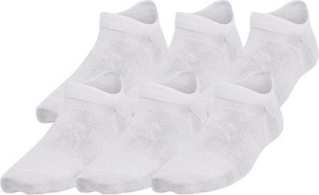 Skarpety Under Armour Essential 6-Pack No- Show Socks 1382610-100 Rozmiar XS