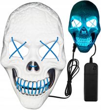 Zdjęcie Maska Czaszka Led Halloween Świecąca Ledowa Imprez - Otwock