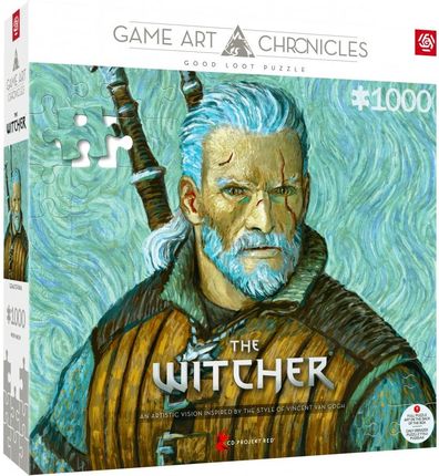 Puzzle Game Art Chronicles The Witcher Geralt & Vincent van Gogh 1000 elementów