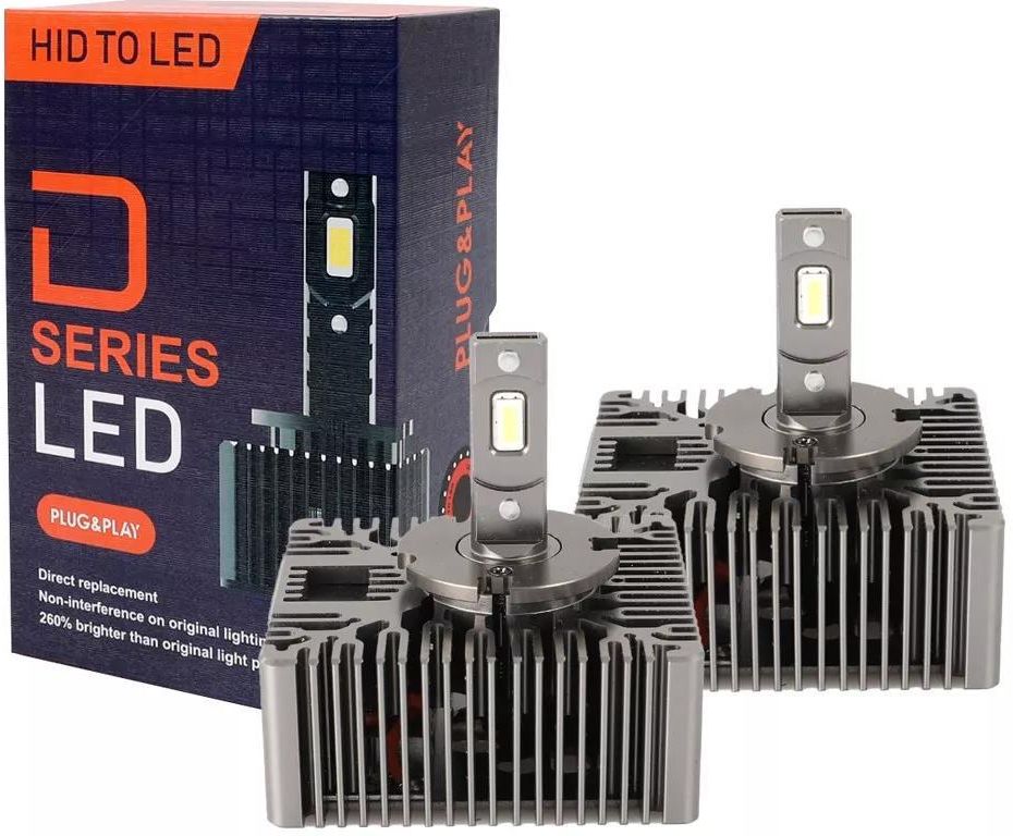 LED 5セット MTech Zarowki Zestaw Led Set D5S 12V 6000K 8400Lm LZXD5S