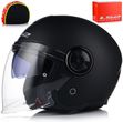 OTWARTY KASK MOTOCYKLOWY LS2 OF620 CLASSY II CZARNY MATT 22.06 + BLENDA