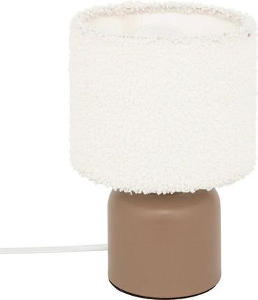 Atmosphera Ceramiczna Lampa Stołowa Bona Z Kloszem Bouclé 14 Cm